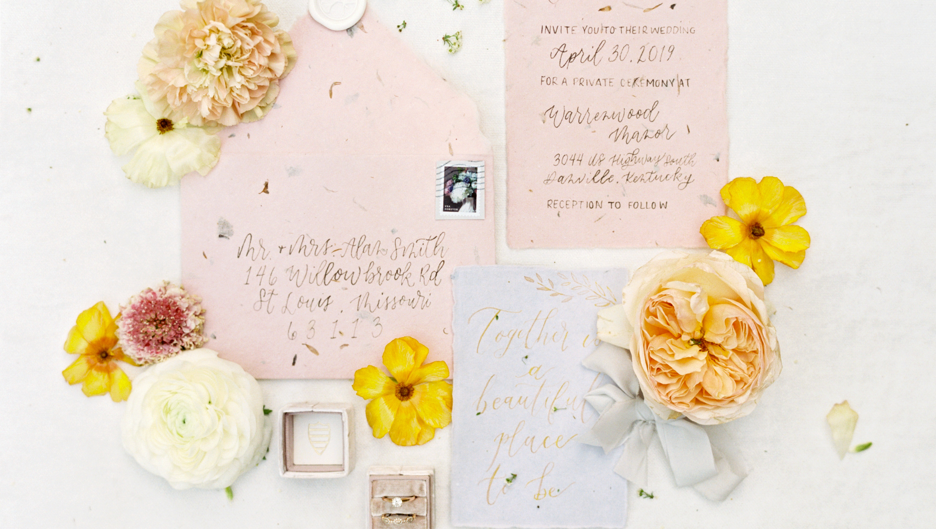 How to Make the Perfect Wedding Guest List, Fine Art Wedding Invitations, photo by Kelli Lynn Photography